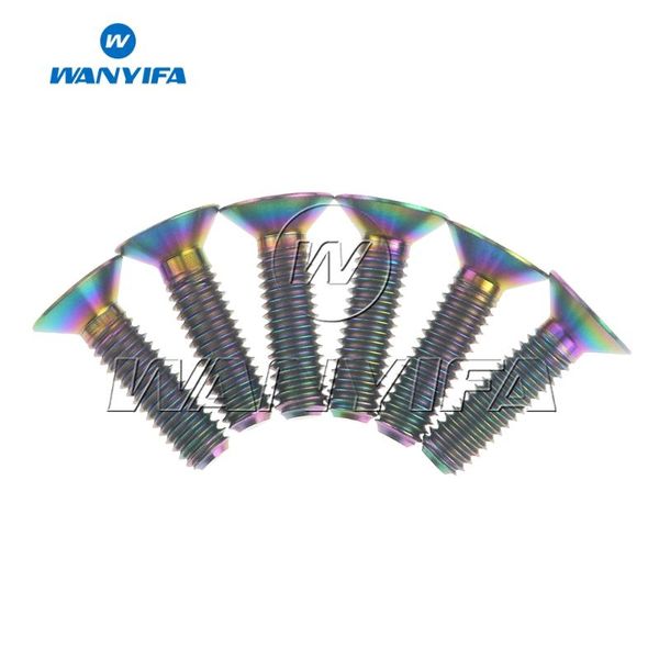 bike brakes 6pcs titanium alloy m4x10 15 countersunk head screw flat for bicycle modification
bike brakes 6pcs titanium alloy m4x10 15 countersunk head screw flat for bicycle modification