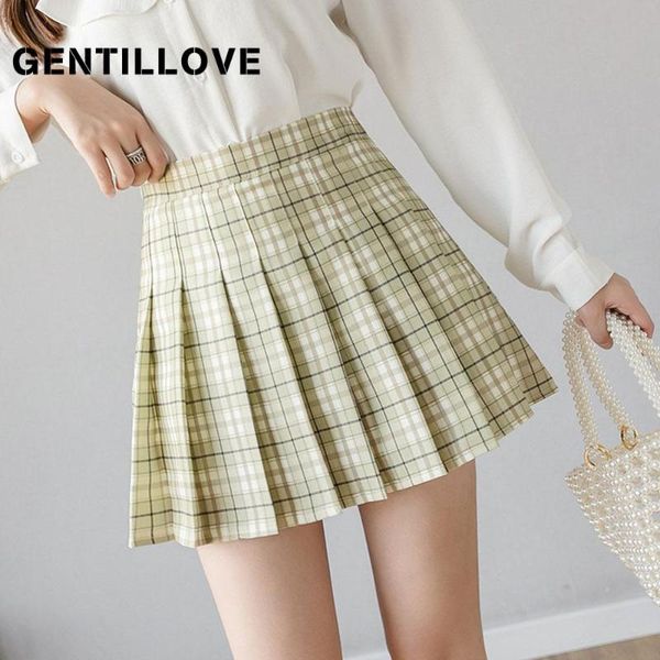 skirts gentillove 2021 pleated plaid women summer korean palid a-line high waist mini skirt preppy kawaii zipper sweet casual, Black
skirts gentillove 2021 pleated plaid women summer korean palid a-line high waist mini skirt preppy kawaii zipper sweet casual, Black
