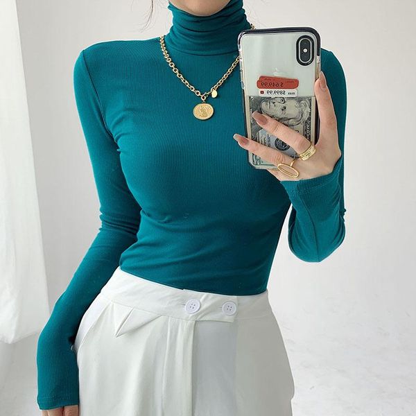 women's t-shirt wwenn long sleeve thick t shirt women vintage turtleneck slim basic tshirt korean style streetwear chic autumn winter, White
women's t-shirt wwenn long sleeve thick t shirt women vintage turtleneck slim basic tshirt korean style streetwear chic autumn winter, White