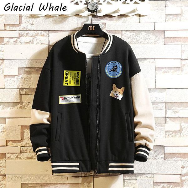 men's jackets glacialwhale jacket men 2021 autumn dog print streetwear coat casual hip hop cargo body warmer windbreaker, Black;brown
men's jackets glacialwhale jacket men 2021 autumn dog print streetwear coat casual hip hop cargo body warmer windbreaker, Black;brown
