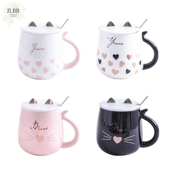 mugs cute cat mug cartoon ceramic cup creative women's coffee cover spoon breakfast milk
mugs cute cat mug cartoon ceramic cup creative women's coffee cover spoon breakfast milk