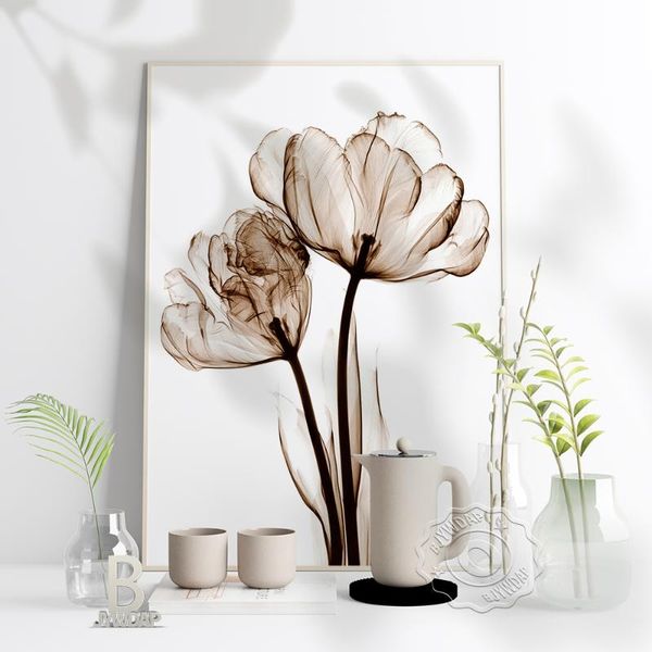 nordic modern abstract flower art poster, white dark brown plant wall prints, minimalist light color home living room decor paintings
nordic modern abstract flower art poster, white dark brown plant wall prints, minimalist light color home living room decor paintings