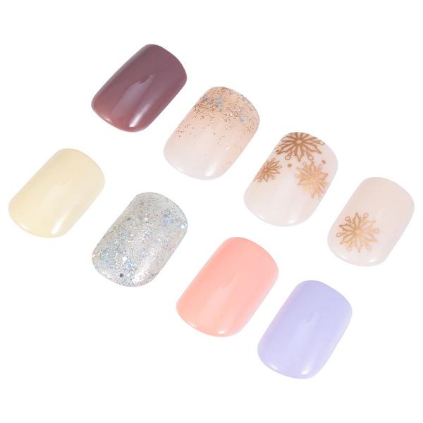 false nails 60 pcs fake patches nail tips for art (pale pink, blue ), Red;gold
false nails 60 pcs fake patches nail tips for art (pale pink, blue ), Red;gold