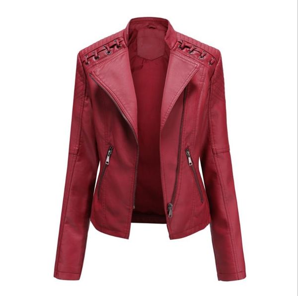 women's leather & faux nice spring lapel col jacket ladies luxury black pink red motorcycle
women's leather & faux nice spring lapel col jacket ladies luxury black pink red motorcycle