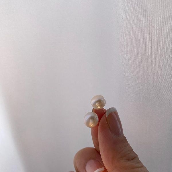 earrings women simple small sleep do not need to pick stud, Golden;silver