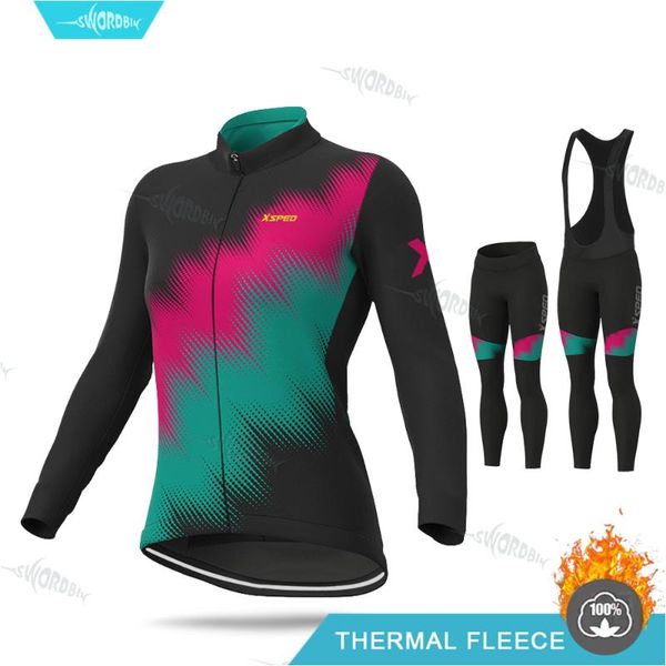 racing sets woman winter cycling clothes thermal fleece jersey suit long sleeve clothing set ropa de ciclismo invierno, Black;blue
racing sets woman winter cycling clothes thermal fleece jersey suit long sleeve clothing set ropa de ciclismo invierno, Black;blue