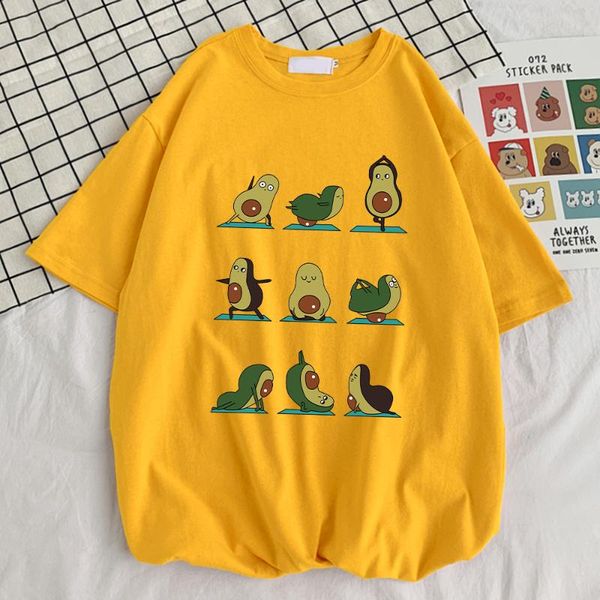 avocado printing women's t shirt short sleeve harajuku round neck shirts cartoon streetwear hip hop loose oversized t-shirt, White
avocado printing women's t shirt short sleeve harajuku round neck shirts cartoon streetwear hip hop loose oversized t-shirt, White