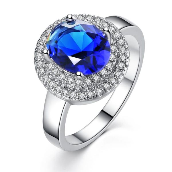 wedding rings many blue micro-inlaid zircon classic engagement ring female women band cz jewelry, Slivery;golden
wedding rings many blue micro-inlaid zircon classic engagement ring female women band cz jewelry, Slivery;golden