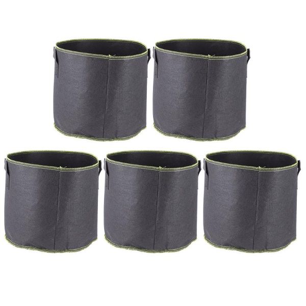 5pcs durable planting bags round bucket growing pouch non-woven panting planters & pots
5pcs durable planting bags round bucket growing pouch non-woven panting planters & pots