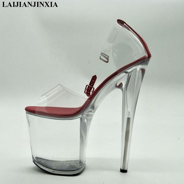 cm high heel sandals buckle open toe transparent shoes women's summer pvc brand, Black
cm high heel sandals buckle open toe transparent shoes women's summer pvc brand, Black