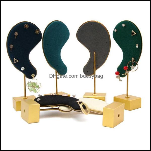 jewelry stand packaging & display fashion earring mti-color microfiber holder ear-shaped ear clip stud organizer drop delivery 2021 synpl, Black
jewelry stand packaging & display fashion earring mti-color microfiber holder ear-shaped ear clip stud organizer drop delivery 2021 synpl, Black