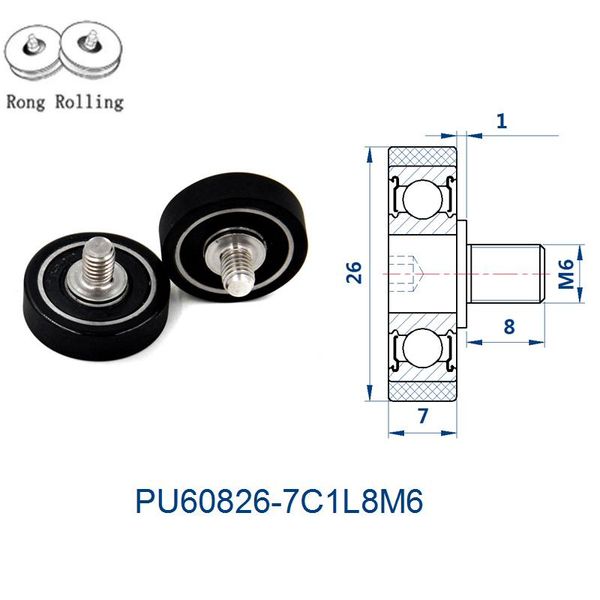 outer diameter 26mm with 7mm thickness pu material coated bearing, drawer pulley, screw sliding door roller other hardware
outer diameter 26mm with 7mm thickness pu material coated bearing, drawer pulley, screw sliding door roller other hardware