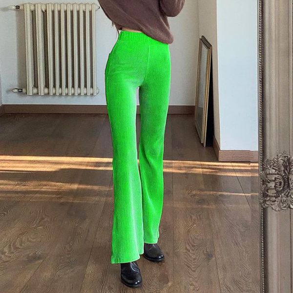 green corduroy flared pants women harajuku cargo y2k retro trousers autumn winter high waist slim solid streetwear women's & capris, Black;white
green corduroy flared pants women harajuku cargo y2k retro trousers autumn winter high waist slim solid streetwear women's & capris, Black;white