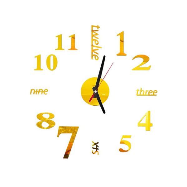 frameless wall clock english and number comibination with silent movement for living room bedroom(silver) clocks
frameless wall clock english and number comibination with silent movement for living room bedroom(silver) clocks