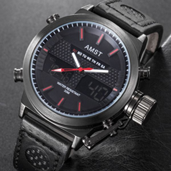 fashion watch multi function outdoor mechanical men's sports waterproof double display leisure, Slivery;brown
fashion watch multi function outdoor mechanical men's sports waterproof double display leisure, Slivery;brown