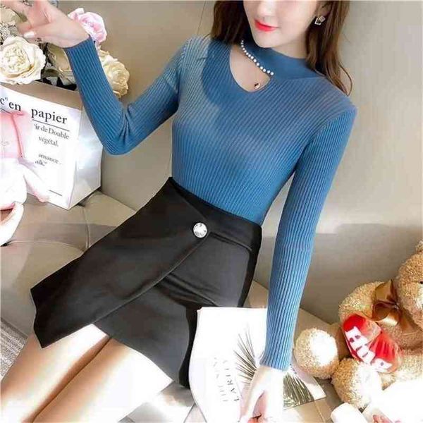 turtleneck slim hollow knit sweater women solid color simple long sleeve neckline beaded pullover female spring autumn 210427, White;black
turtleneck slim hollow knit sweater women solid color simple long sleeve neckline beaded pullover female spring autumn 210427, White;black