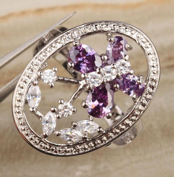 wedding rings resplendent butterlry purple zircon gems silver plated argent solitaire jewelry ring us# size 6 / 7 8 9 s0986, Slivery;golden
wedding rings resplendent butterlry purple zircon gems silver plated argent solitaire jewelry ring us# size 6 / 7 8 9 s0986, Slivery;golden