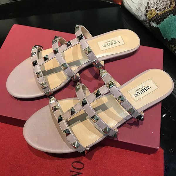 rivet sandals women's summer wear 2021 flat-bottom roman leather slippersno box slippers, Black
rivet sandals women's summer wear 2021 flat-bottom roman leather slippersno box slippers, Black