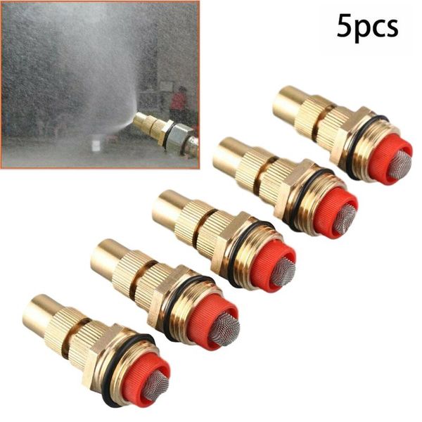 watering equipments 5pcs 1/2" adjustable spray nozzle atomizing lawn sprinkler brass misting nozzles garden irrigation fitting
watering equipments 5pcs 1/2" adjustable spray nozzle atomizing lawn sprinkler brass misting nozzles garden irrigation fitting