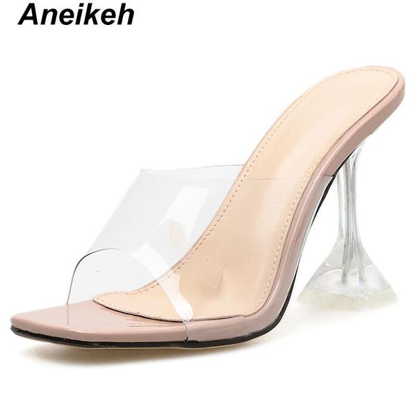 slippers aneikeh 2021 summer rome pvc transparent women's shoes open toe clear thin high heel crystal orange apricot silver, Black
slippers aneikeh 2021 summer rome pvc transparent women's shoes open toe clear thin high heel crystal orange apricot silver, Black