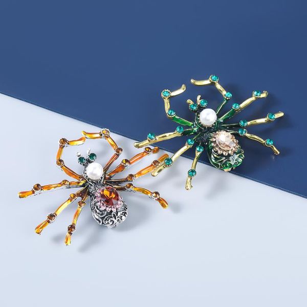 pins, brooches pauli manfi fashion metal imitation pearl spider brooch women's retro corsage halloween accessories, Gray
pins, brooches pauli manfi fashion metal imitation pearl spider brooch women's retro corsage halloween accessories, Gray