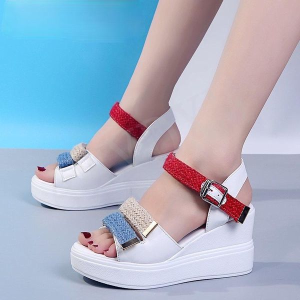 woman sandals summer fashion wedge platform shoes women comfort open toe heels dress pumps female, Black
woman sandals summer fashion wedge platform shoes women comfort open toe heels dress pumps female, Black