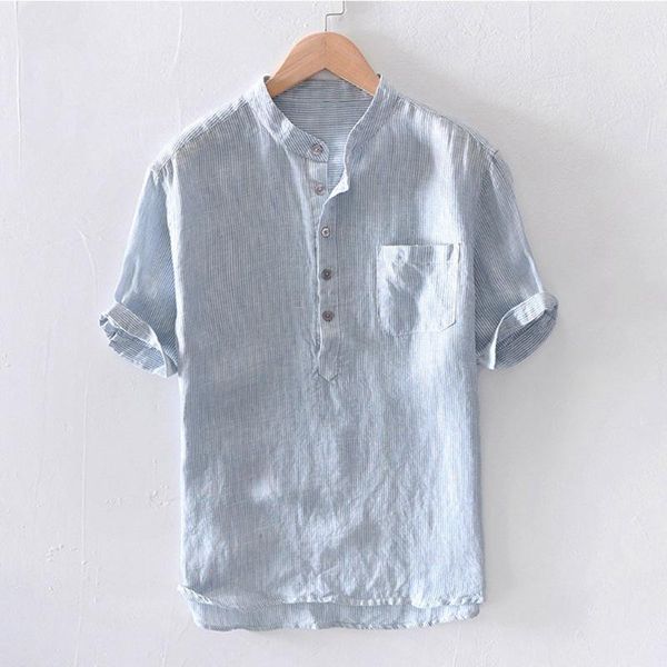 camisa male shirts men baggy stripe cotton linen short sleeve button pocket blouse camisas masculina plus size men's casual, White;black
camisa male shirts men baggy stripe cotton linen short sleeve button pocket blouse camisas masculina plus size men's casual, White;black