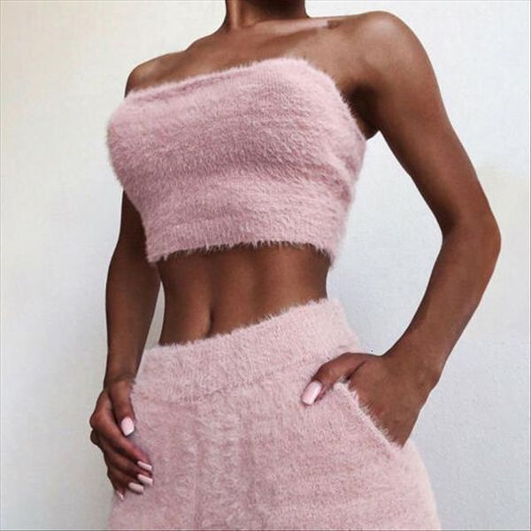 2 piece fall winter warm women tracksuits clothes set casual pink black bodycon two wrap chest crop and shorts, Gray
2 piece fall winter warm women tracksuits clothes set casual pink black bodycon two wrap chest crop and shorts, Gray