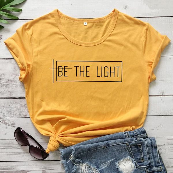 be the light t-shirts women catholic graphic christian church tees fashion religious inspirational jesus faith tshirt women's t-shirt, White
be the light t-shirts women catholic graphic christian church tees fashion religious inspirational jesus faith tshirt women's t-shirt, White