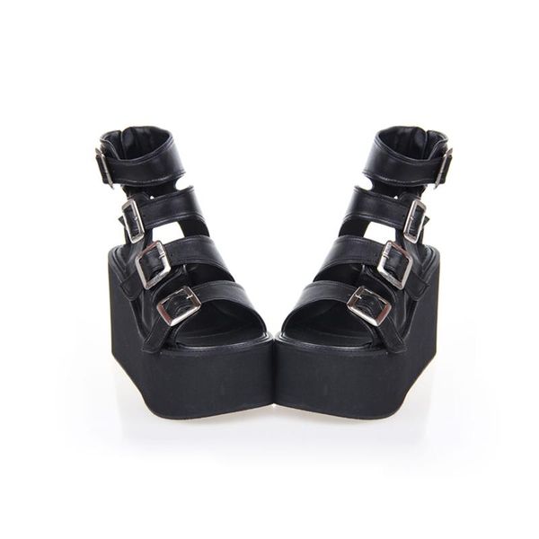 angelic imprint summer fashion women sandals punk rock high heel cosplay ladies platform lolita shoes 35-46 6013, Black
angelic imprint summer fashion women sandals punk rock high heel cosplay ladies platform lolita shoes 35-46 6013, Black
