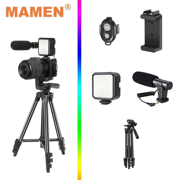 professional vlogging toolkits with adjustable tripod fill light microphone for camera phone studio video shooting lighting & accessories
professional vlogging toolkits with adjustable tripod fill light microphone for camera phone studio video shooting lighting & accessories