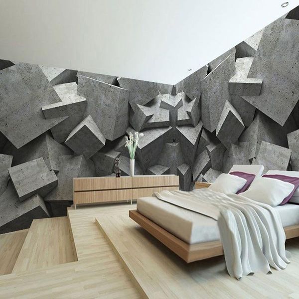 wallpapers custom wall cloth modern 3d geometry cement po murals wallpaper living room bedroom creative art papers papel de parede
wallpapers custom wall cloth modern 3d geometry cement po murals wallpaper living room bedroom creative art papers papel de parede