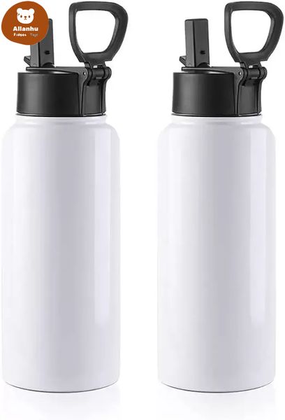sublimation blank tumbler 32 oz white vacuum flask stainless steel sports wide mouth water bottle with straw and portable handle 591w
sublimation blank tumbler 32 oz white vacuum flask stainless steel sports wide mouth water bottle with straw and portable handle 591w