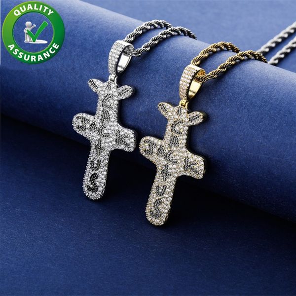 iced out pendant hip hop bling chains jewelry men luxury designer necklace mens diamond chain pendant cross rapper hiphop gold silver charms
iced out pendant hip hop bling chains jewelry men luxury designer necklace mens diamond chain pendant cross rapper hiphop gold silver charms