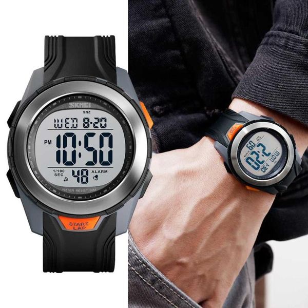 wristwatches skmei watch for men digital 2 time led light pu band alarm waterproof 12/24 hours clock sport wrist relojes de hombre 1503, Slivery;brown
wristwatches skmei watch for men digital 2 time led light pu band alarm waterproof 12/24 hours clock sport wrist relojes de hombre 1503, Slivery;brown