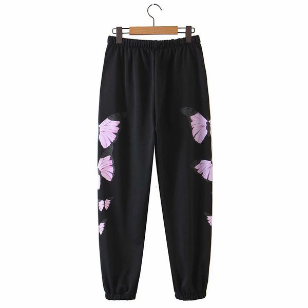 pant black elastic waist leisure butterfly print loose sport running chic women's drawstring fashionable wild female pants, Black;white
pant black elastic waist leisure butterfly print loose sport running chic women's drawstring fashionable wild female pants, Black;white