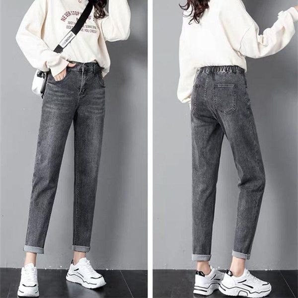women's jeans 2021 women spring vintage harem trousers lady loose button pockets high waist denim pant female casual solid plus size f9, Blue
women's jeans 2021 women spring vintage harem trousers lady loose button pockets high waist denim pant female casual solid plus size f9, Blue