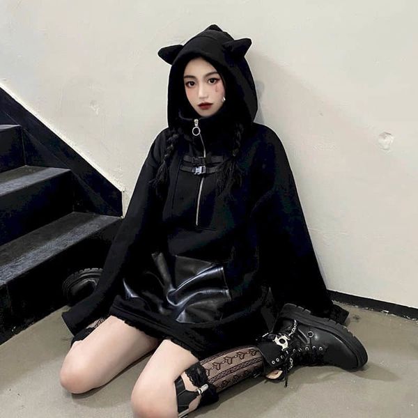 women's hoodies & sweatshirts female in dark fresh sweets loose padded jacket autumn new all-match female student harajuku tzo, Black
women's hoodies & sweatshirts female in dark fresh sweets loose padded jacket autumn new all-match female student harajuku tzo, Black