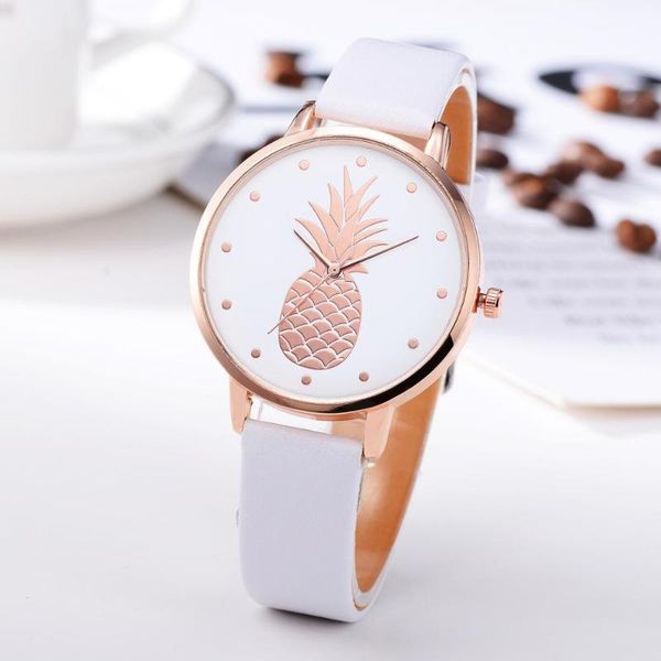 wristwatches 2021 fashion womens pineapple faux leather analog quartz watch women's women watches luxury zegarek damski, Slivery;brown
wristwatches 2021 fashion womens pineapple faux leather analog quartz watch women's women watches luxury zegarek damski, Slivery;brown