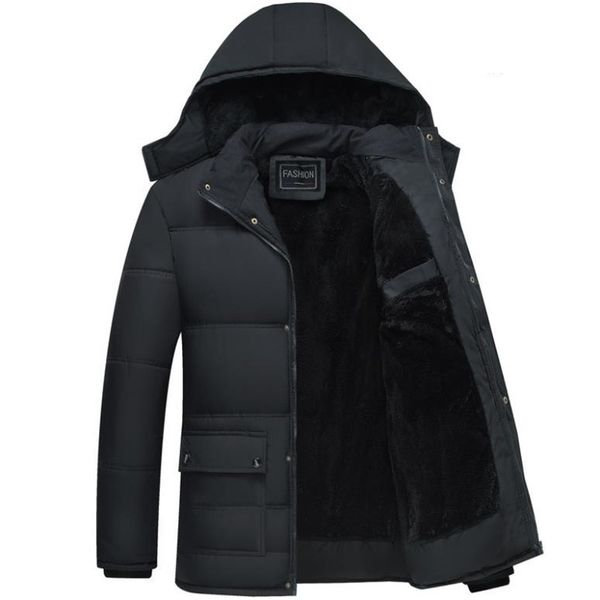male winter mens parka jackets thick warm jacket men casual hooded detachable cotton coats men large size park, Black
male winter mens parka jackets thick warm jacket men casual hooded detachable cotton coats men large size park, Black