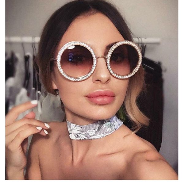 luxury rhinestone sunglasses women fashion metal frame round sun glasses vintage designer diamond sunglass female shades fml, White;black
luxury rhinestone sunglasses women fashion metal frame round sun glasses vintage designer diamond sunglass female shades fml, White;black