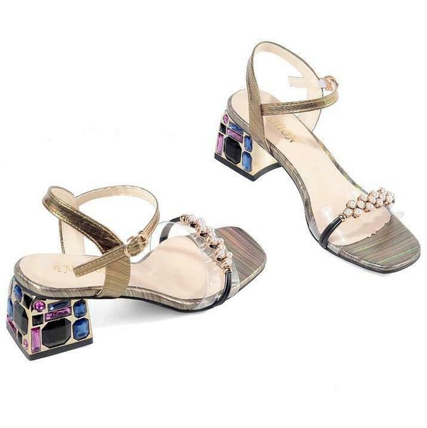 sandals fashion womens summer rhinestone block heels open toe ankle strap shoes, Black
sandals fashion womens summer rhinestone block heels open toe ankle strap shoes, Black