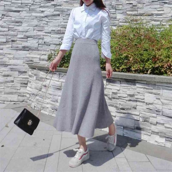 autumn& winter elastic high waist slimming irregular simple mid-length women a-line knitted skirt 210527, Black
autumn& winter elastic high waist slimming irregular simple mid-length women a-line knitted skirt 210527, Black