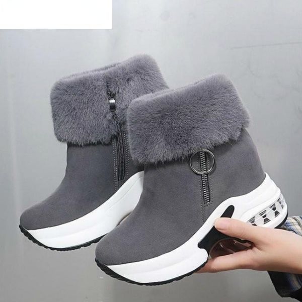boots women ankle boot warm plush winter shoes for woman high heels ladies snow height increasing, Black
boots women ankle boot warm plush winter shoes for woman high heels ladies snow height increasing, Black
