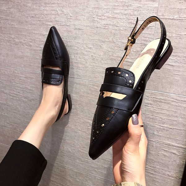 2021 spring women flats casual pointed toe flat heel sandals slip on loafers fashion pointed toe ladies slippers slides shoes, Black
2021 spring women flats casual pointed toe flat heel sandals slip on loafers fashion pointed toe ladies slippers slides shoes, Black