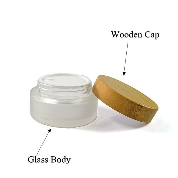 storage bottles & jars 100pcs/lot 15g luxury 1/2 oz empty wooden glass eye cream cosmetic jar frosted matte with bamboo lids
storage bottles & jars 100pcs/lot 15g luxury 1/2 oz empty wooden glass eye cream cosmetic jar frosted matte with bamboo lids