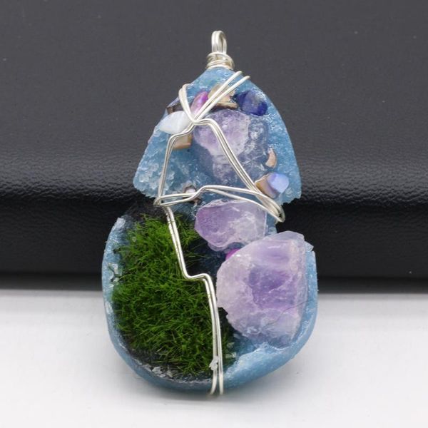 charms selling natural semi-precious stone pendant resin pearl winding silver wire jewelry for making diy necklace accessories, Bronze;silver
charms selling natural semi-precious stone pendant resin pearl winding silver wire jewelry for making diy necklace accessories, Bronze;silver