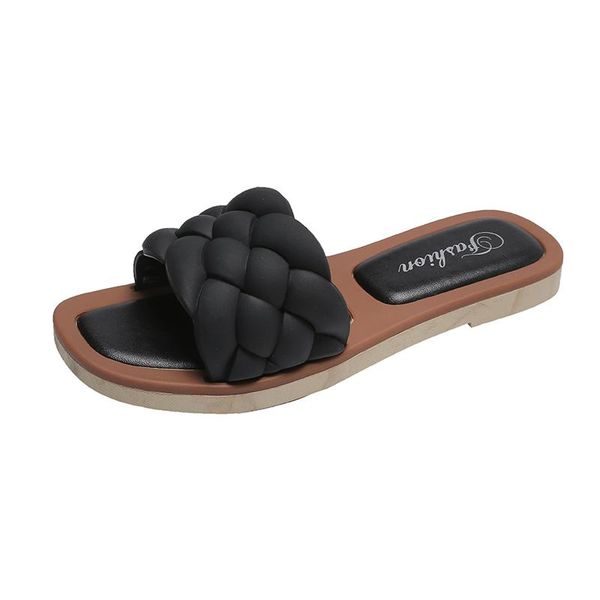 slippers 2021 summer women casual shoes rome retro thick bottom open toe sandals beach slip on slides brand design cool, Black
slippers 2021 summer women casual shoes rome retro thick bottom open toe sandals beach slip on slides brand design cool, Black