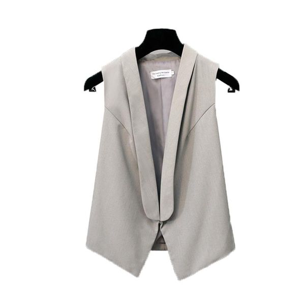 women's vests women waistcoat vest gilet suit collar a buckle ladies spring autumn sleeveless coat jacket office k382, Black;white
women's vests women waistcoat vest gilet suit collar a buckle ladies spring autumn sleeveless coat jacket office k382, Black;white