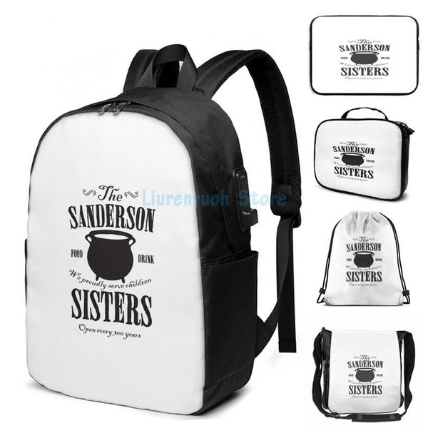 funny graphic print the sanderson sisters usb charge backpack men school bags women bag travel laptop
funny graphic print the sanderson sisters usb charge backpack men school bags women bag travel laptop